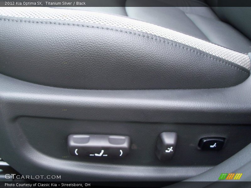 Titanium Silver / Black 2012 Kia Optima SX