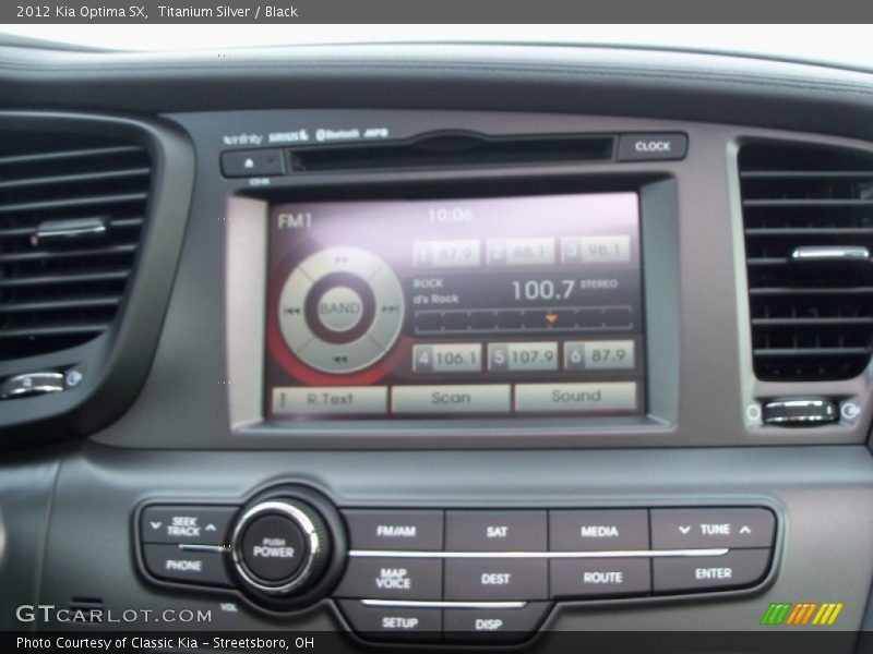 Titanium Silver / Black 2012 Kia Optima SX