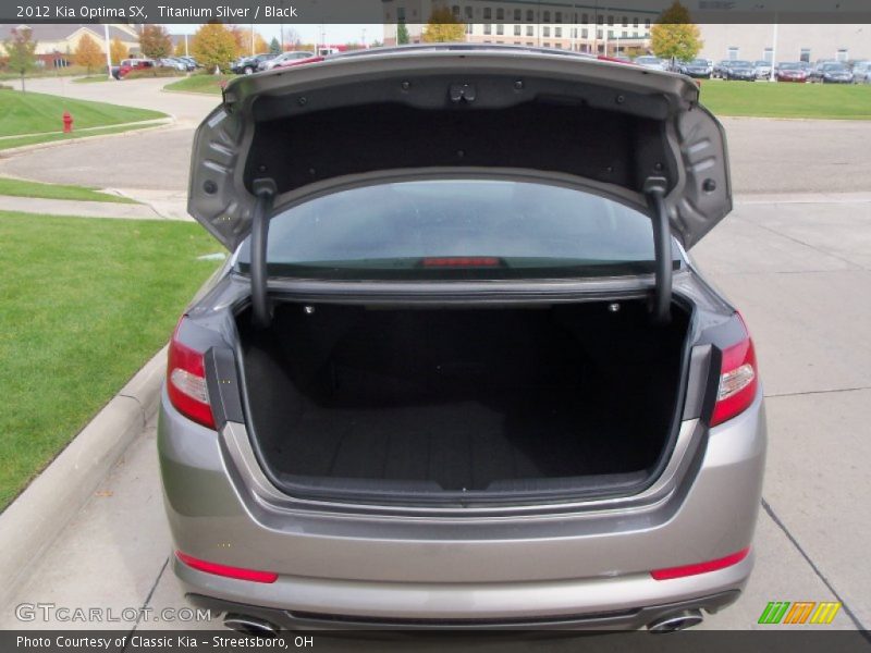 Titanium Silver / Black 2012 Kia Optima SX