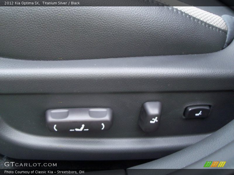 Titanium Silver / Black 2012 Kia Optima SX