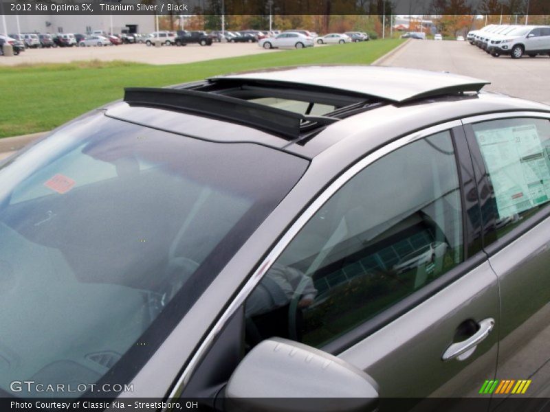 Sunroof of 2012 Optima SX