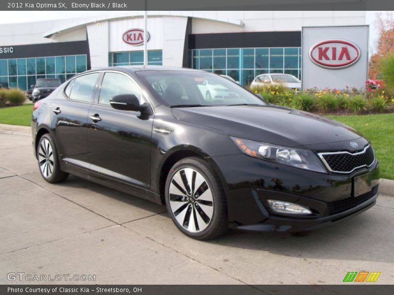  2012 Optima SX Ebony Black