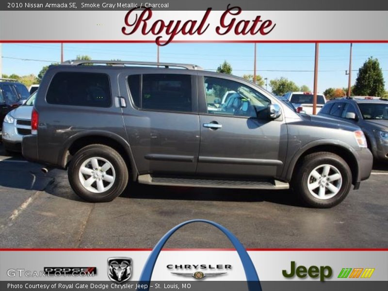 Smoke Gray Metallic / Charcoal 2010 Nissan Armada SE