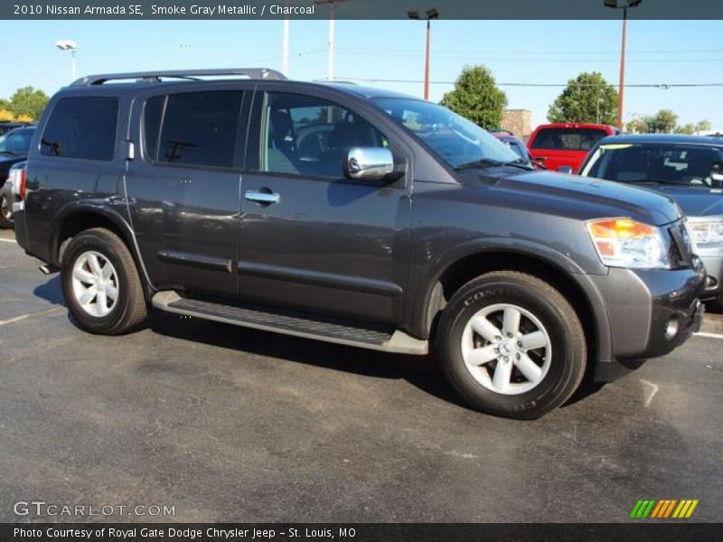 Smoke Gray Metallic / Charcoal 2010 Nissan Armada SE