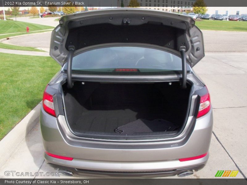 Titanium Silver / Black 2012 Kia Optima SX