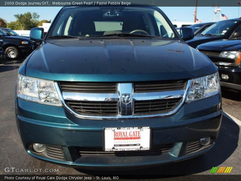 Melbourne Green Pearl / Pastel Pebble Beige 2009 Dodge Journey SXT