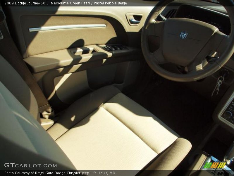 Melbourne Green Pearl / Pastel Pebble Beige 2009 Dodge Journey SXT