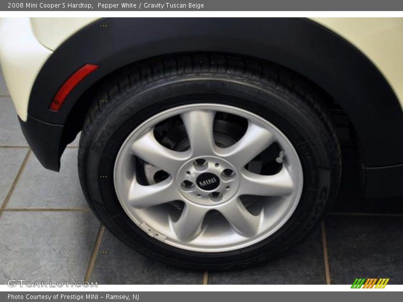 Pepper White / Gravity Tuscan Beige 2008 Mini Cooper S Hardtop