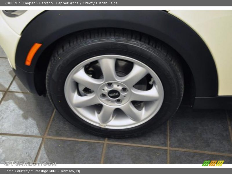 Pepper White / Gravity Tuscan Beige 2008 Mini Cooper S Hardtop
