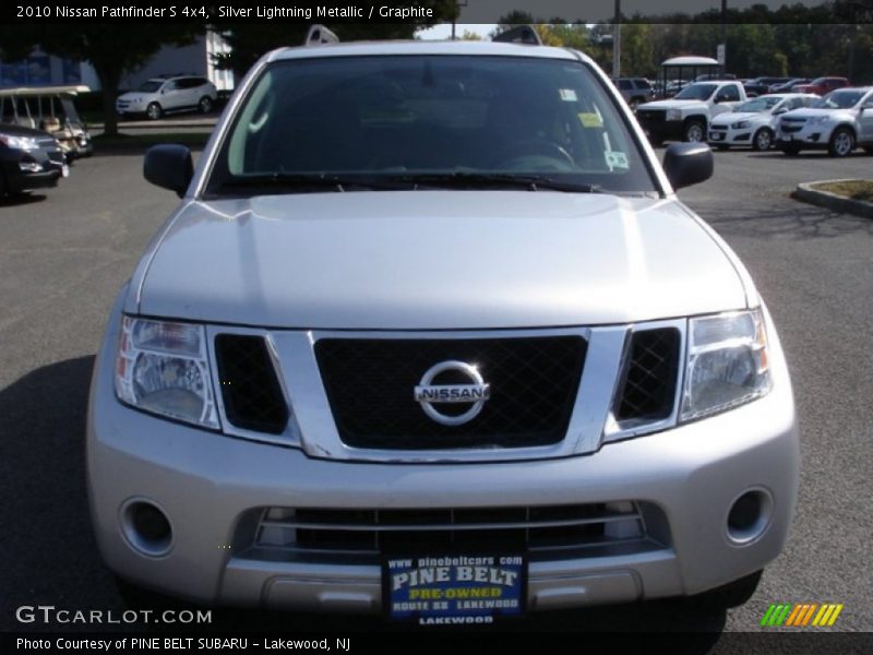 Silver Lightning Metallic / Graphite 2010 Nissan Pathfinder S 4x4