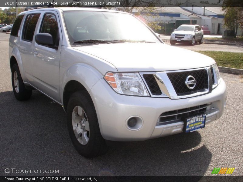 Silver Lightning Metallic / Graphite 2010 Nissan Pathfinder S 4x4
