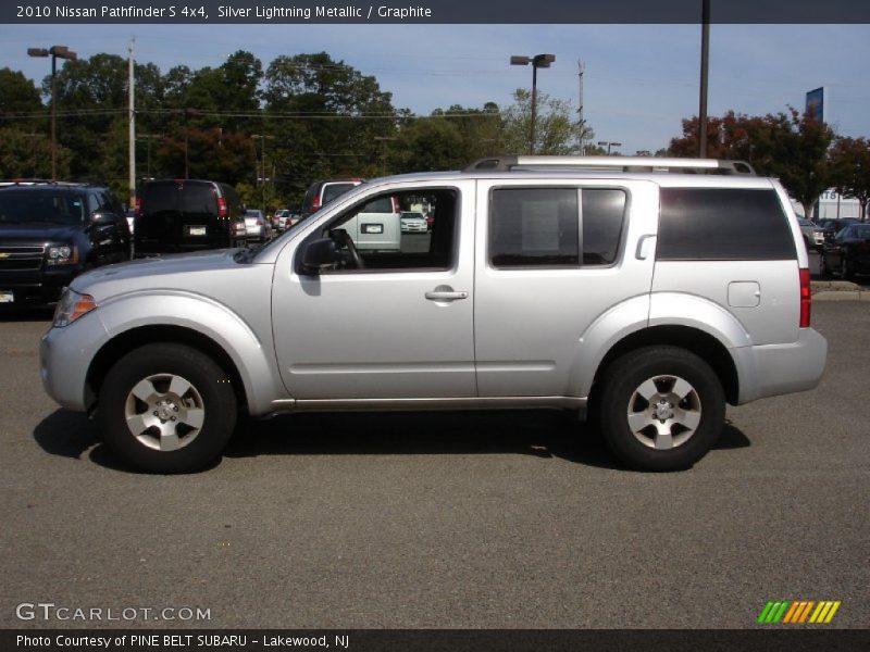 Silver Lightning Metallic / Graphite 2010 Nissan Pathfinder S 4x4