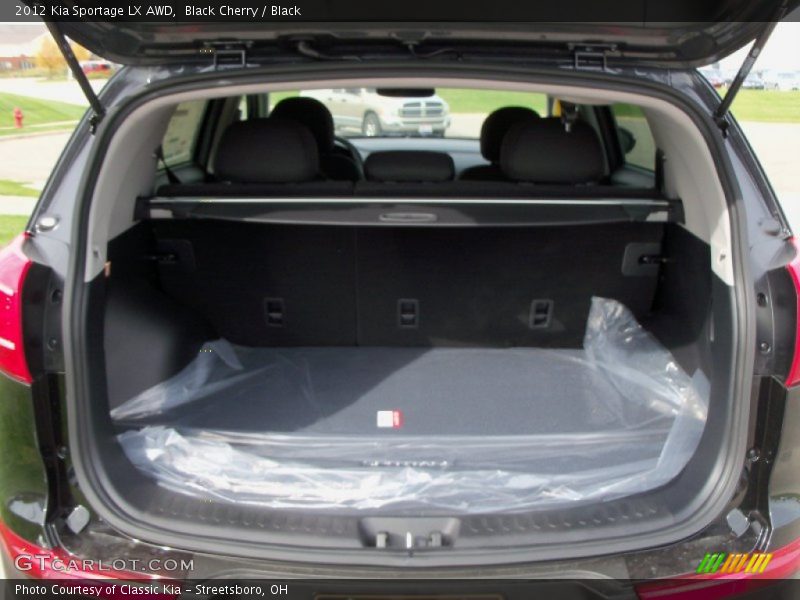 Black Cherry / Black 2012 Kia Sportage LX AWD