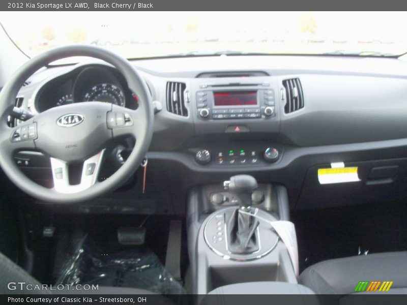 Black Cherry / Black 2012 Kia Sportage LX AWD