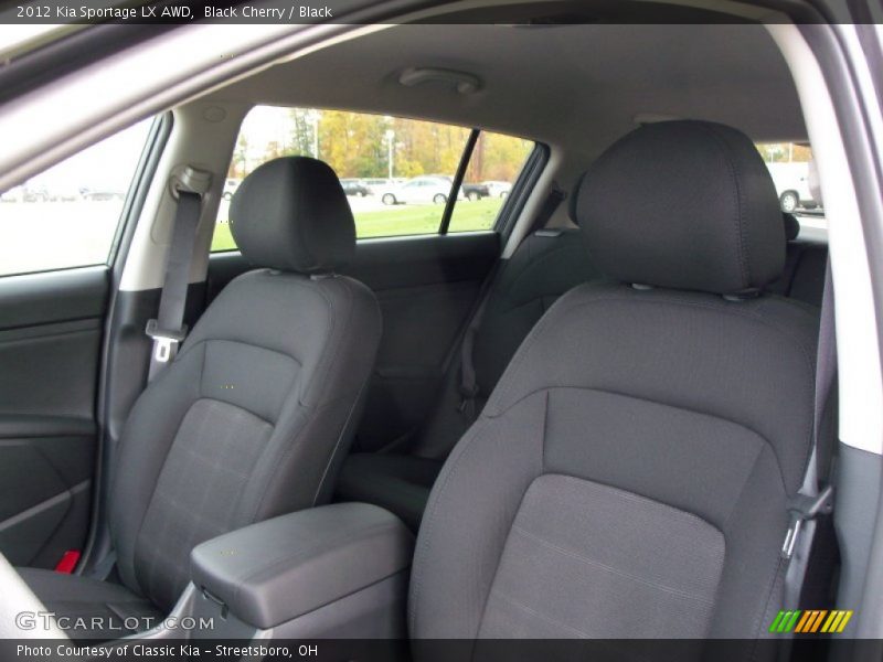 Black Cherry / Black 2012 Kia Sportage LX AWD