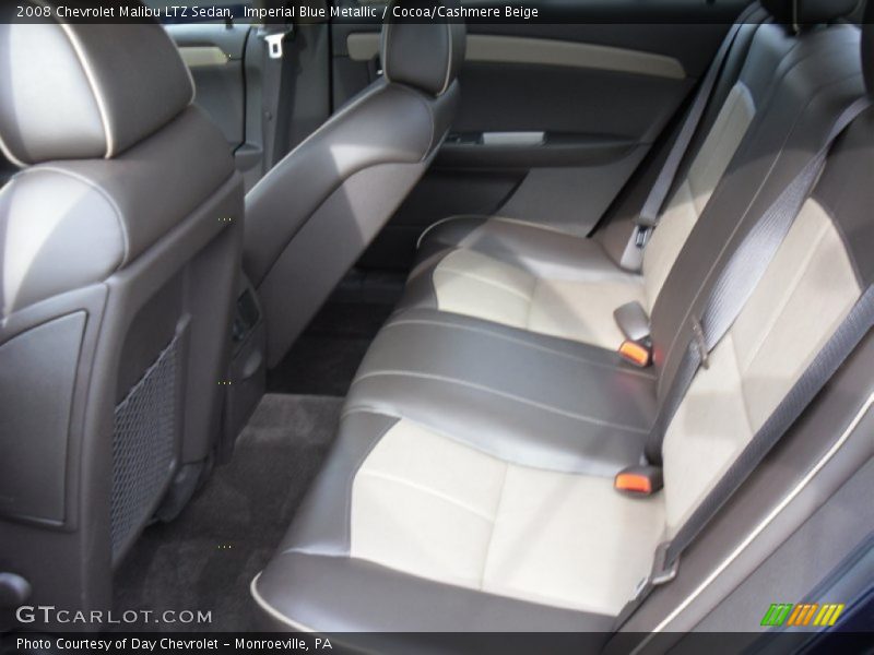 Imperial Blue Metallic / Cocoa/Cashmere Beige 2008 Chevrolet Malibu LTZ Sedan