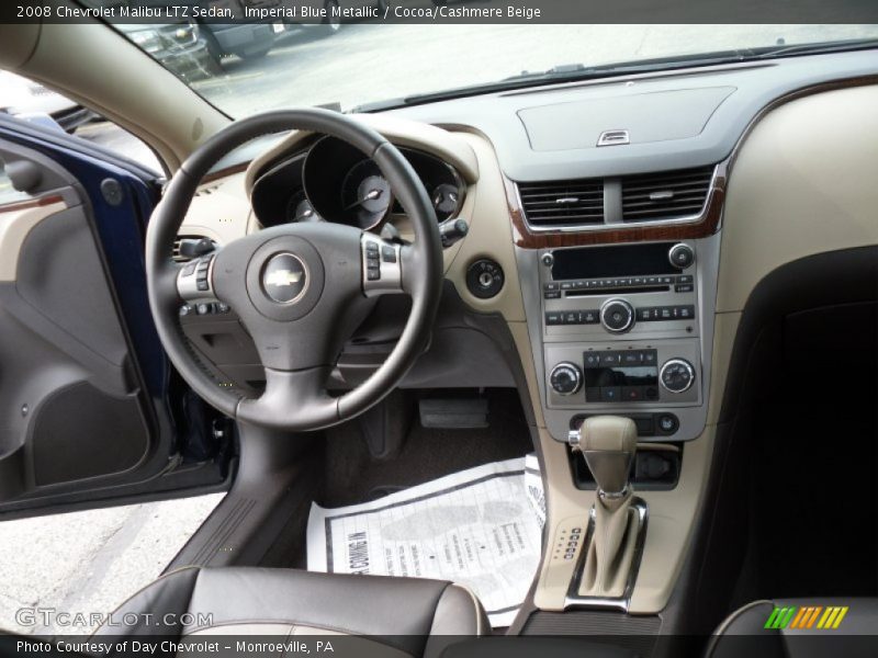 Imperial Blue Metallic / Cocoa/Cashmere Beige 2008 Chevrolet Malibu LTZ Sedan