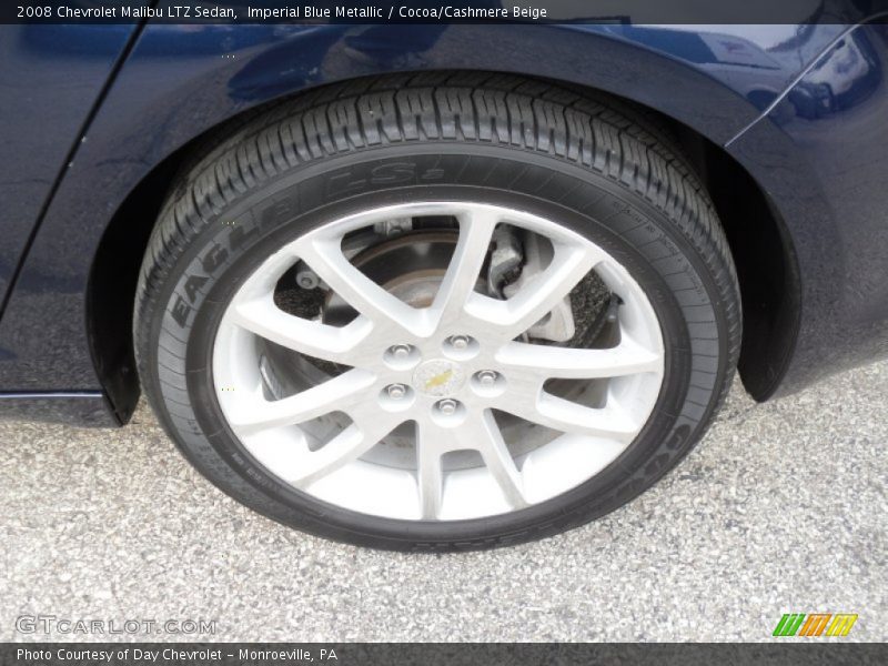 Imperial Blue Metallic / Cocoa/Cashmere Beige 2008 Chevrolet Malibu LTZ Sedan