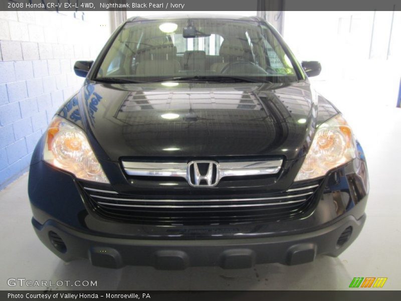 Nighthawk Black Pearl / Ivory 2008 Honda CR-V EX-L 4WD
