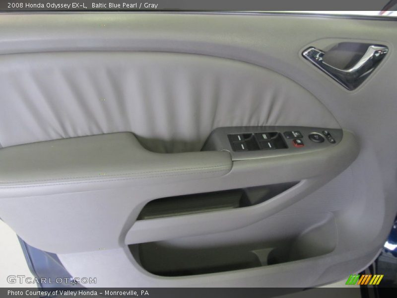 Baltic Blue Pearl / Gray 2008 Honda Odyssey EX-L