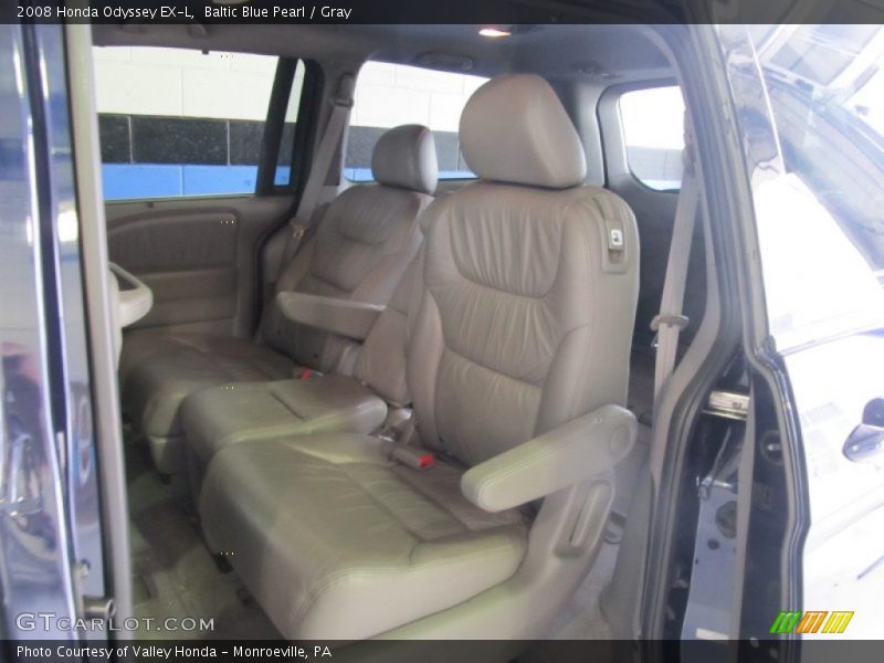 Baltic Blue Pearl / Gray 2008 Honda Odyssey EX-L