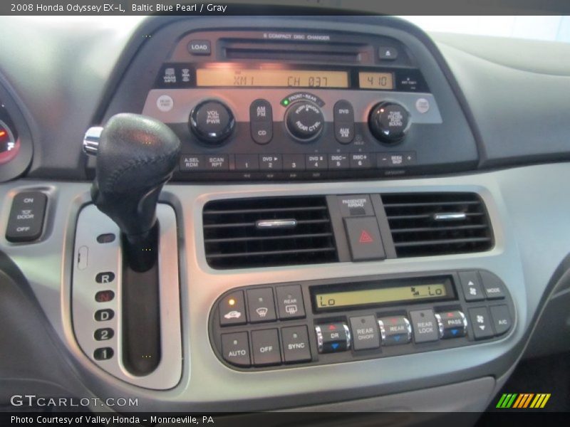 Baltic Blue Pearl / Gray 2008 Honda Odyssey EX-L