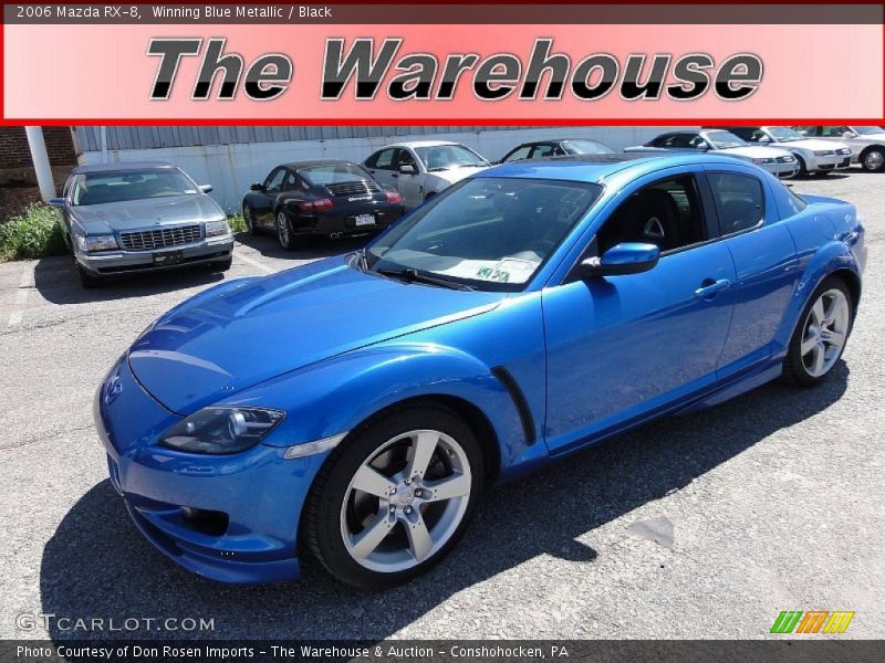 Winning Blue Metallic / Black 2006 Mazda RX-8