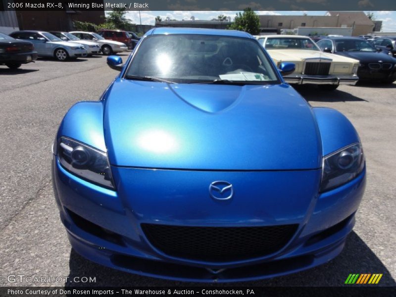 Winning Blue Metallic / Black 2006 Mazda RX-8