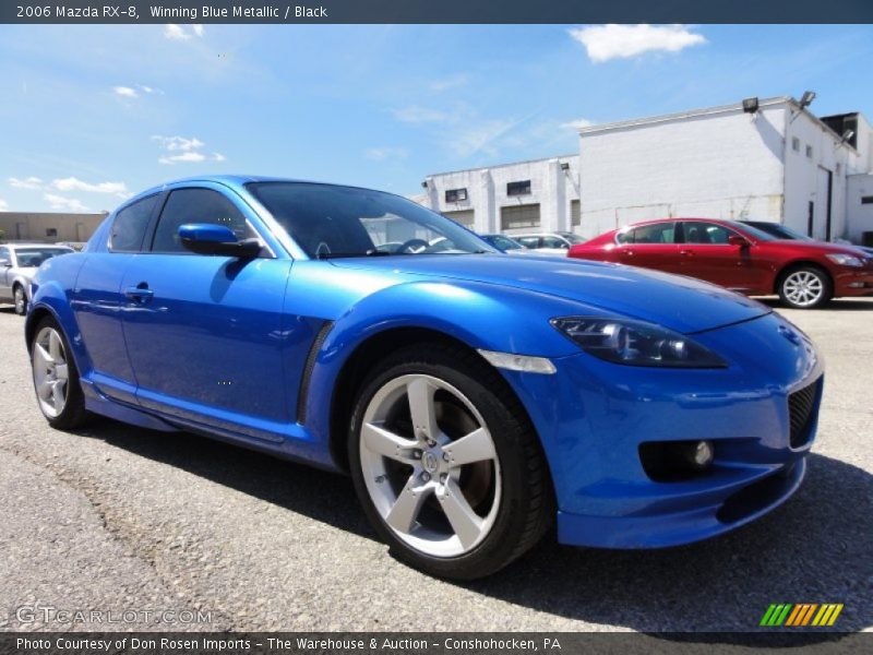 Winning Blue Metallic / Black 2006 Mazda RX-8