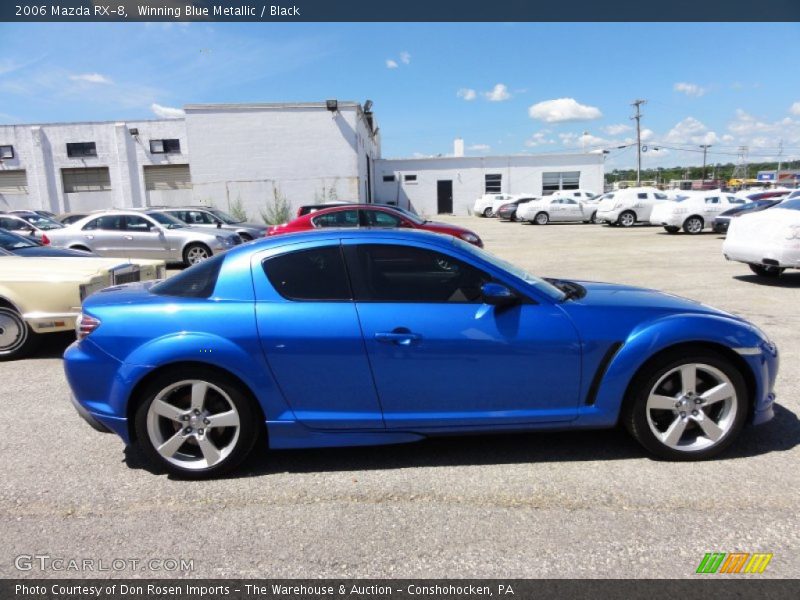 Winning Blue Metallic / Black 2006 Mazda RX-8