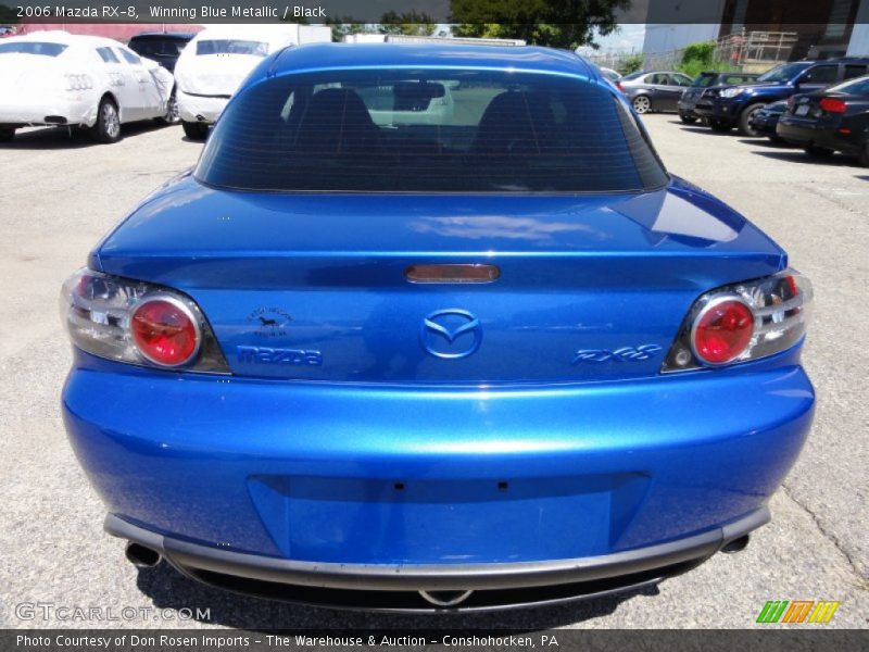 Winning Blue Metallic / Black 2006 Mazda RX-8