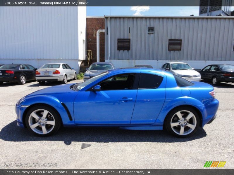 Winning Blue Metallic / Black 2006 Mazda RX-8