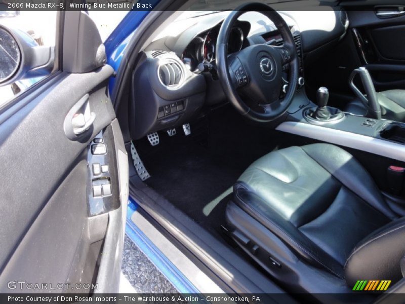 Winning Blue Metallic / Black 2006 Mazda RX-8