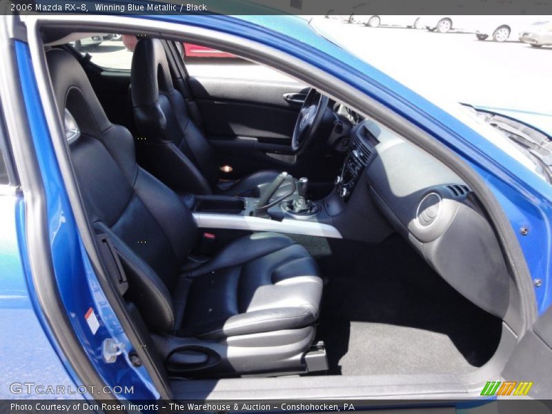 Winning Blue Metallic / Black 2006 Mazda RX-8