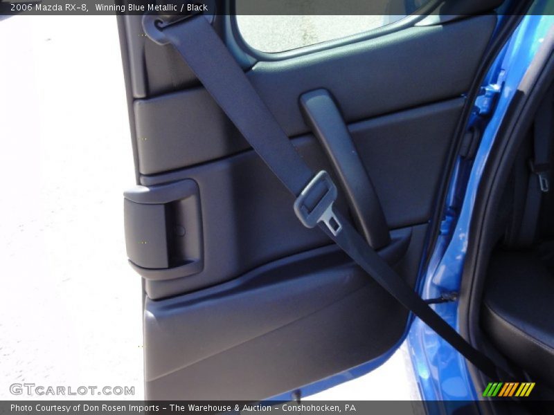 Winning Blue Metallic / Black 2006 Mazda RX-8