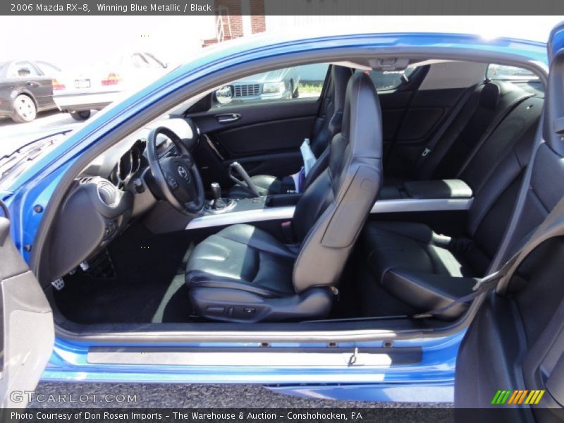Winning Blue Metallic / Black 2006 Mazda RX-8