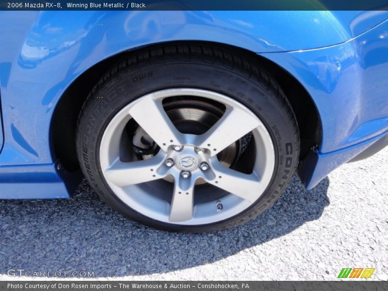 Winning Blue Metallic / Black 2006 Mazda RX-8
