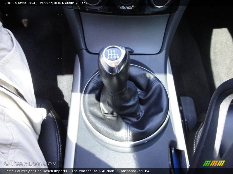 Winning Blue Metallic / Black 2006 Mazda RX-8
