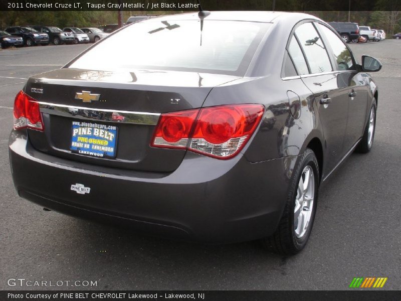 Taupe Gray Metallic / Jet Black Leather 2011 Chevrolet Cruze LT