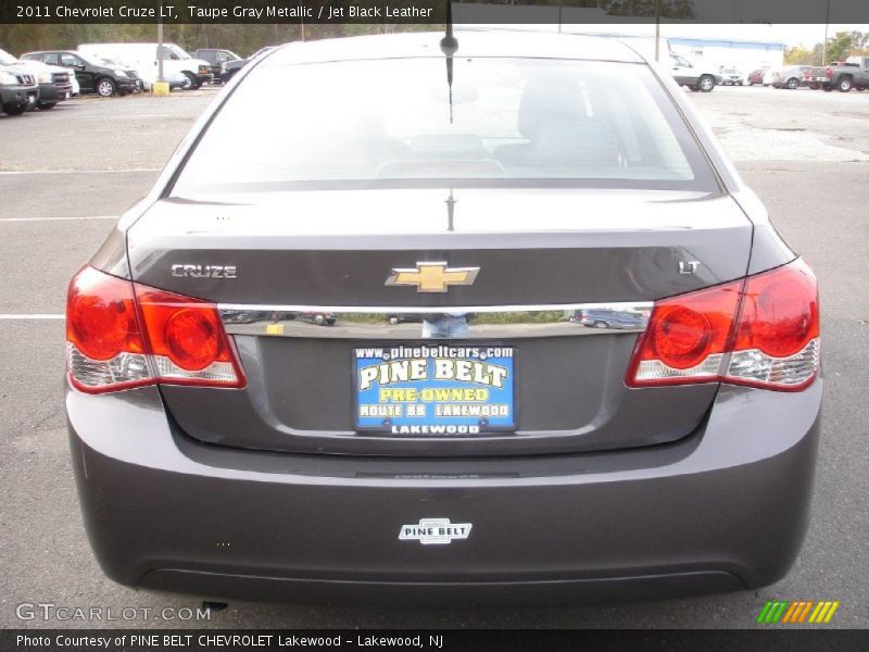 Taupe Gray Metallic / Jet Black Leather 2011 Chevrolet Cruze LT