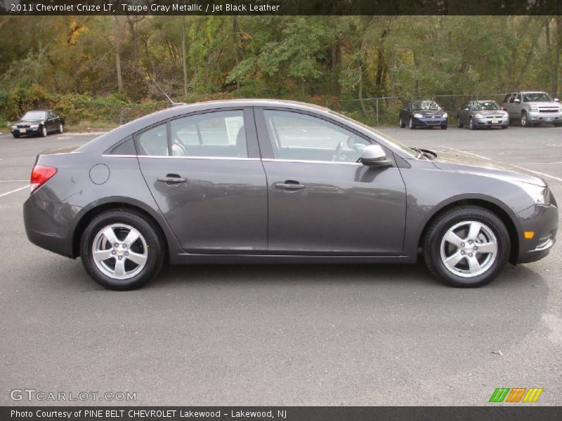 Taupe Gray Metallic / Jet Black Leather 2011 Chevrolet Cruze LT