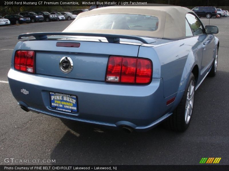 Windveil Blue Metallic / Light Parchment 2006 Ford Mustang GT Premium Convertible