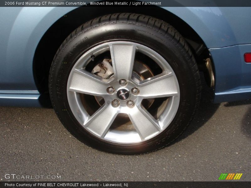 Windveil Blue Metallic / Light Parchment 2006 Ford Mustang GT Premium Convertible