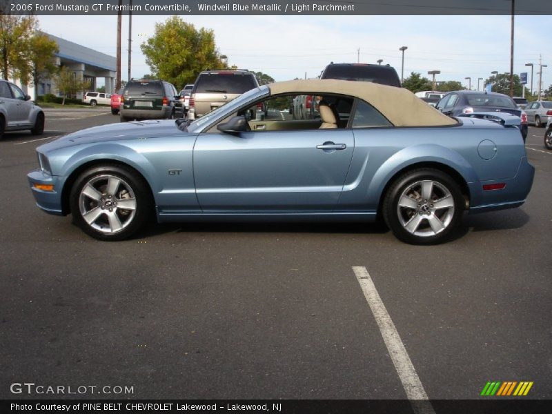 Windveil Blue Metallic / Light Parchment 2006 Ford Mustang GT Premium Convertible