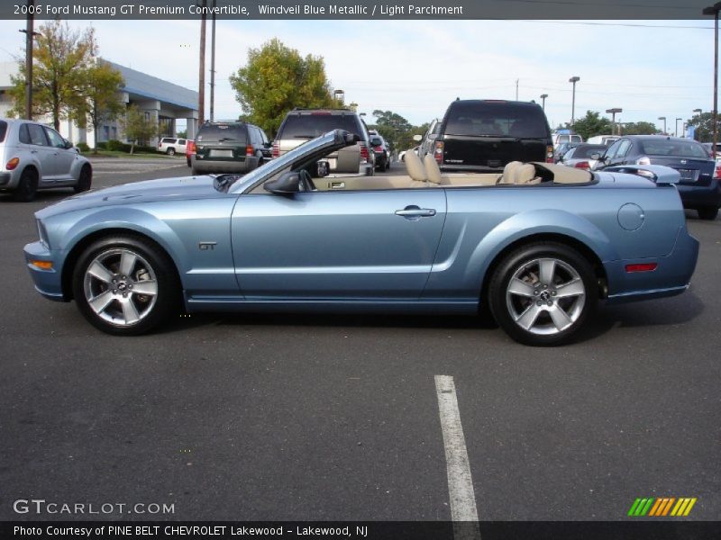 Windveil Blue Metallic / Light Parchment 2006 Ford Mustang GT Premium Convertible