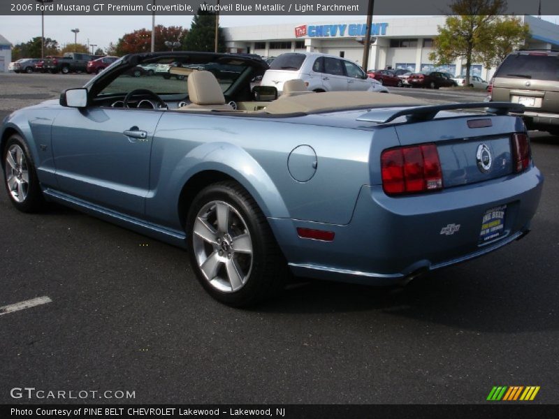 Windveil Blue Metallic / Light Parchment 2006 Ford Mustang GT Premium Convertible