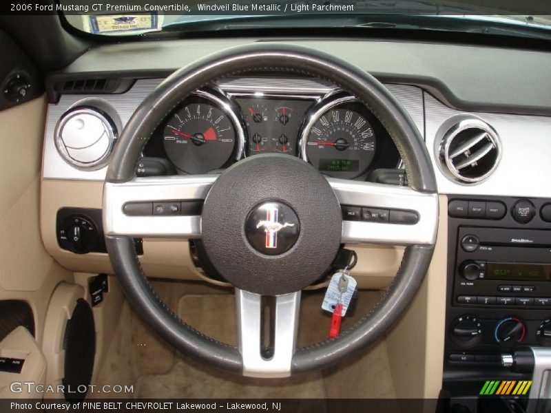 Windveil Blue Metallic / Light Parchment 2006 Ford Mustang GT Premium Convertible