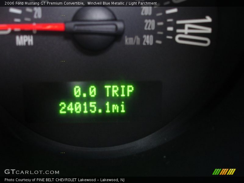 Windveil Blue Metallic / Light Parchment 2006 Ford Mustang GT Premium Convertible
