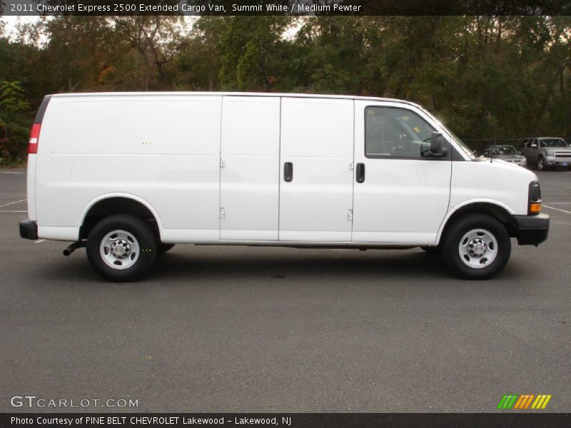 Summit White / Medium Pewter 2011 Chevrolet Express 2500 Extended Cargo Van