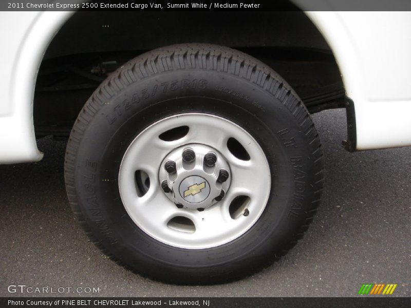 Summit White / Medium Pewter 2011 Chevrolet Express 2500 Extended Cargo Van